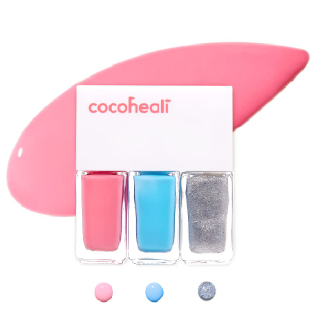 COCOHEALI Cube Nail Love Candy 13.5g สีทาเล็บปลอดภัยไร้สารอันตราย 100% เด็กทาได้ คุณแม่มั่นใจ ลอกออกได้ ไม่ต้องล้าง ไม่มีกลิ่นฉุน